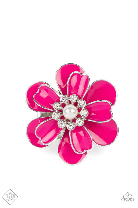Budding Bliss - Pink Ring - Paparazzi - Dare2bdazzlin N Jewelry