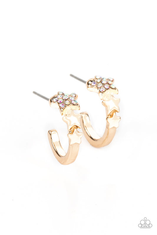 Starfish Showpiece - Multi Earring  - Paparazzi - Dare2bdazzlin N Jewelry