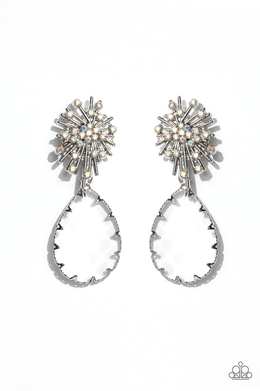 Stellar Shooting Star - Multi Earring - Paparazzi - Dare2bdazzlin N Jewelry