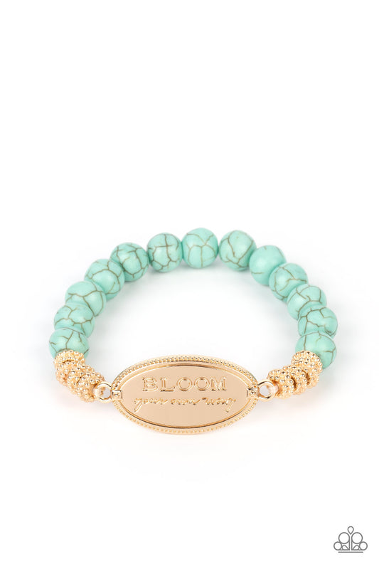 Bedouin Bloom - Gold Bracelet - Paparazzi - Dare2bdazzlin N Jewelry