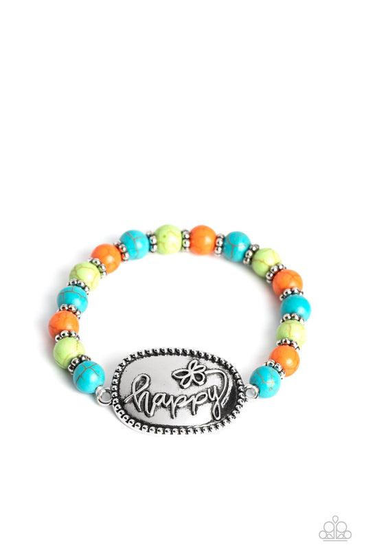 Lively Landscape - Multi Bracelet - Paparazzi - Dare2bdazzlin N Jewelry