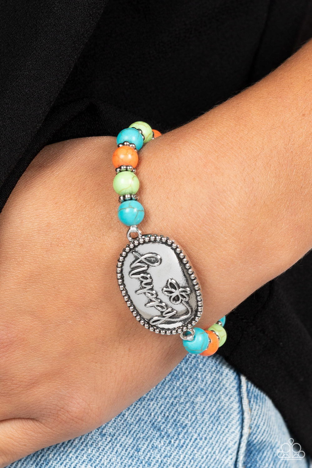 Lively Landscape - Multi Bracelet - Paparazzi - Dare2bdazzlin N Jewelry