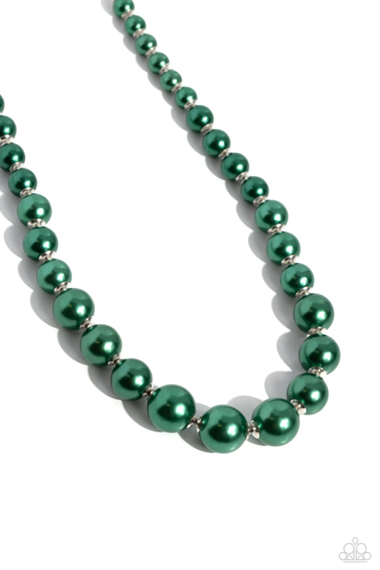 Manhattan Mogul - Green Necklace - Paparazzi - Dare2bdazzlin N Jewelry