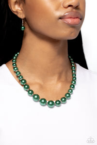 Manhattan Mogul - Green Necklace - Paparazzi - Dare2bdazzlin N Jewelry