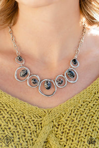 Marble Medley - Black Necklace - Paparazzi - Dare2bdazzlin N Jewelry