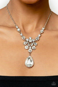 TWINKLE of an Eye - White Necklace - Paparazzi - Dare2bdazzlin N Jewelry