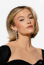 Load image into Gallery viewer, LIGHT at the Opera - White Earring - Paparazzi - Dare2bdazzlin N Jewelry
