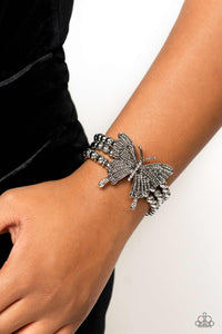 First WINGS First - White Bracelet - Paparazzi - Dare2bdazzlin N Jewelry