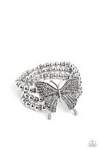 Load image into Gallery viewer, First WINGS First - White Bracelet - Paparazzi - Dare2bdazzlin N Jewelry
