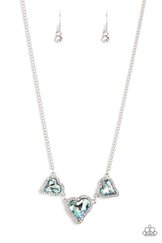 State of the HEART - Blue Necklace - Paparazzi - Dare2bdazzlin N Jewelry