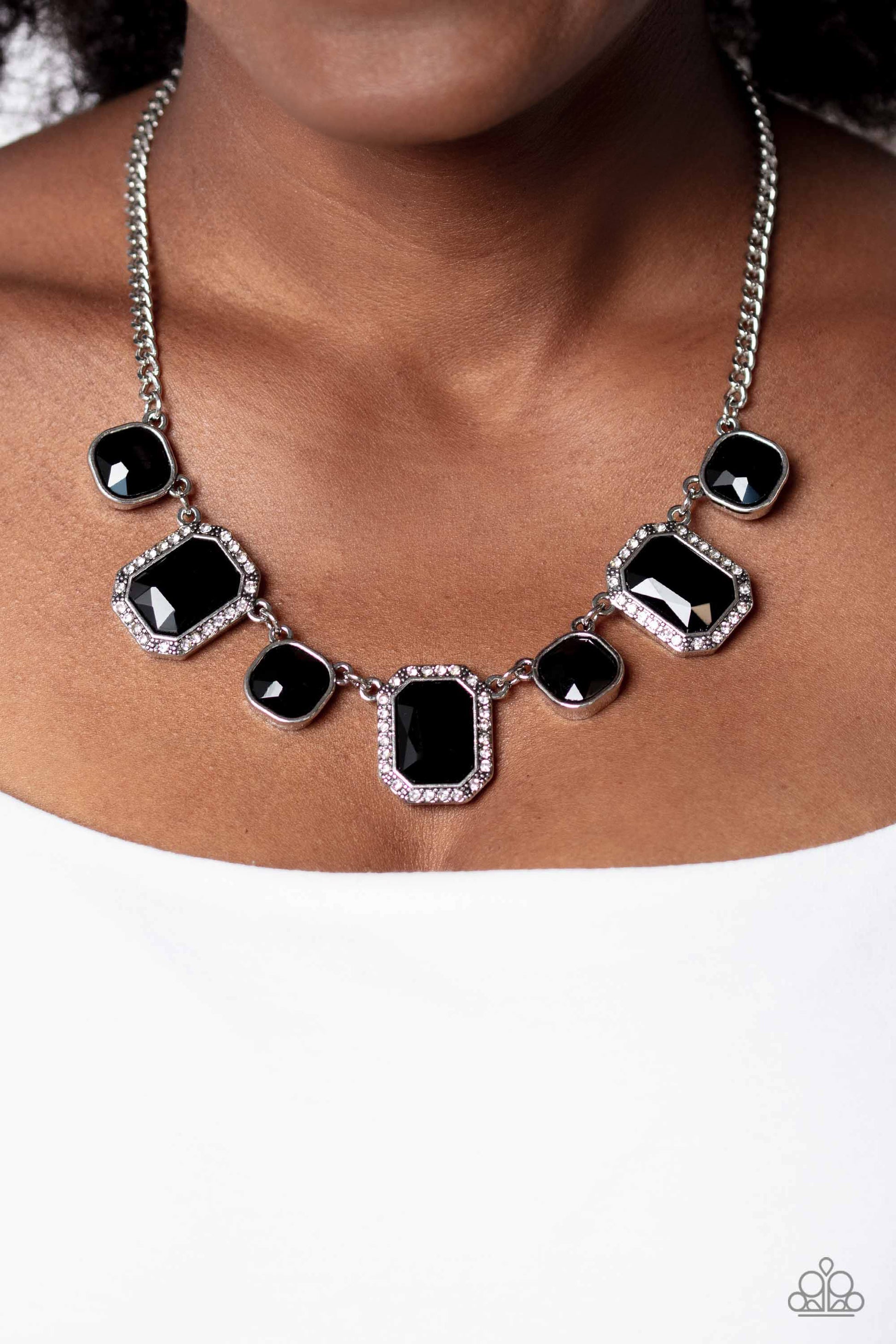Royal Rumble - Black Necklace - Paparazzi - Dare2bdazzlin N Jewelry