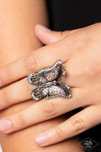 Free To Fly - Multi Ring - Paparazzi - Dare2bdazzlin N Jewelry