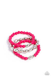 The Candy Man Can - Pink Bracelet - Paparazzi - Dare2bdazzlin N Jewelry