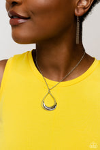 Load image into Gallery viewer, Subtle Season - Silver Necklace - Paparazzi - Dare2bdazzlin N Jewelry
