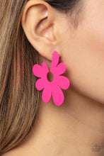 Load image into Gallery viewer, Flower Power Fantasy - Pink Earring - Paparazzi - Dare2bdazzlin N Jewelry
