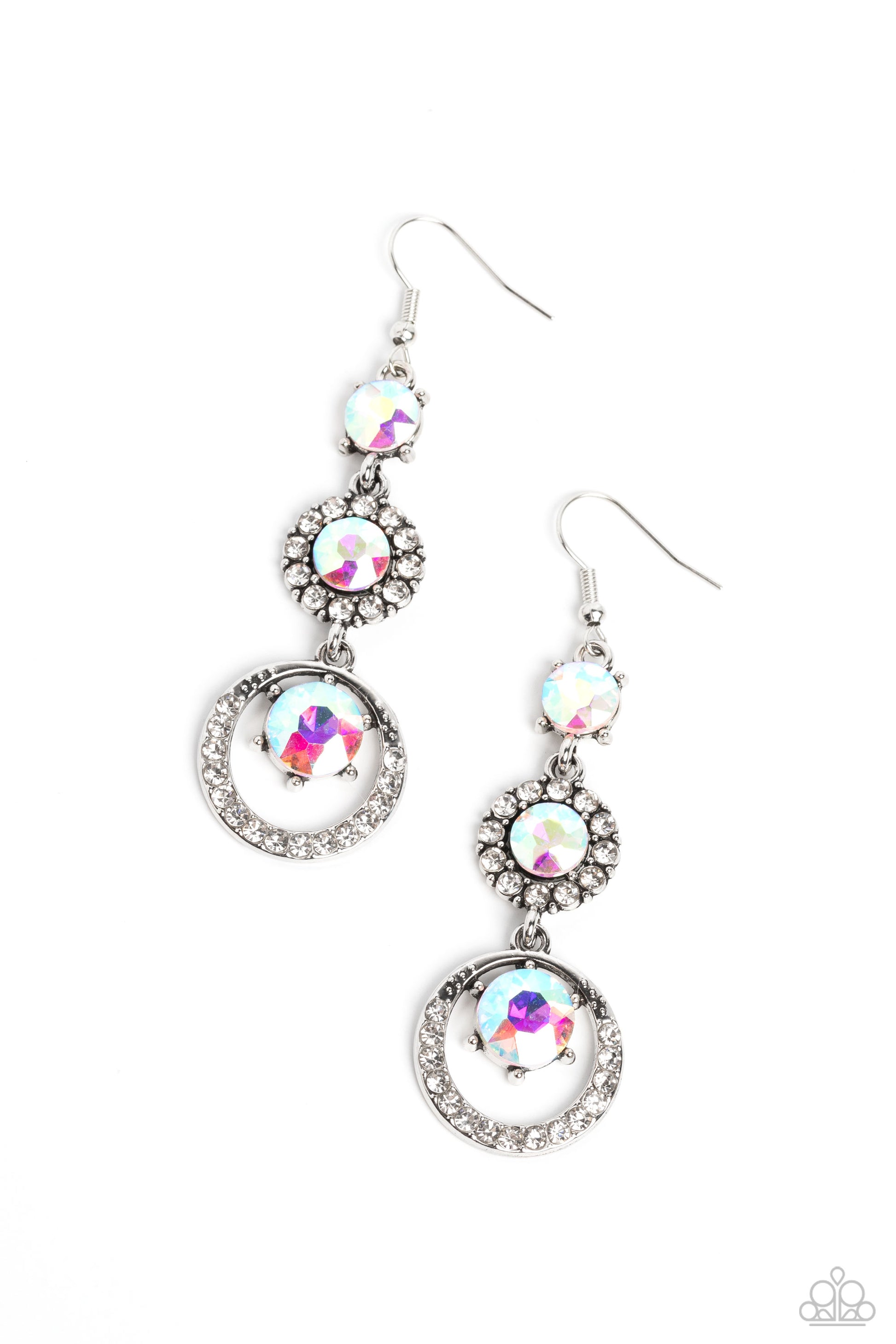 Enchanting Effulgence - Multi Earring - Paparazzi - Dare2bdazzlin N Jewelry