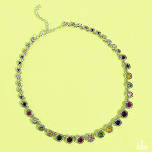 Kaleidoscope Charm - Multi Necklace - Paparazzi - Dare2bdazzlin N Jewelry