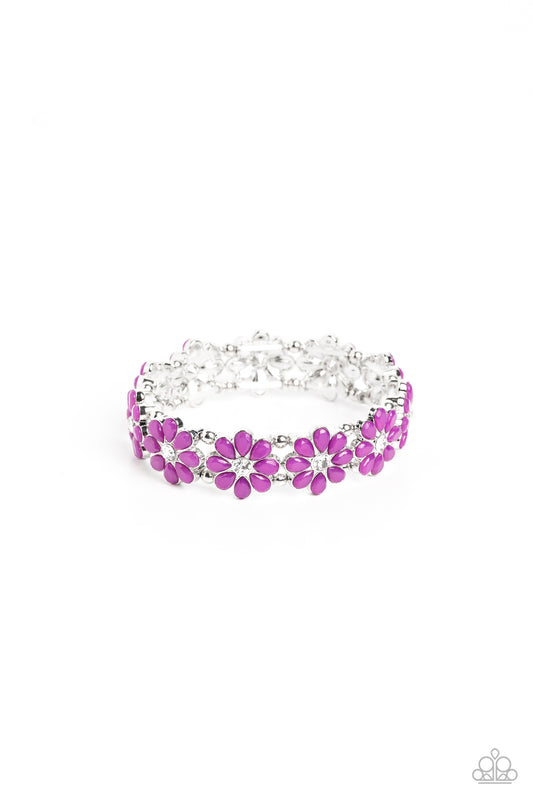 Hawaiian Holiday - Purple Bracelet - Paparazzi - Dare2bdazzlin N Jewelry