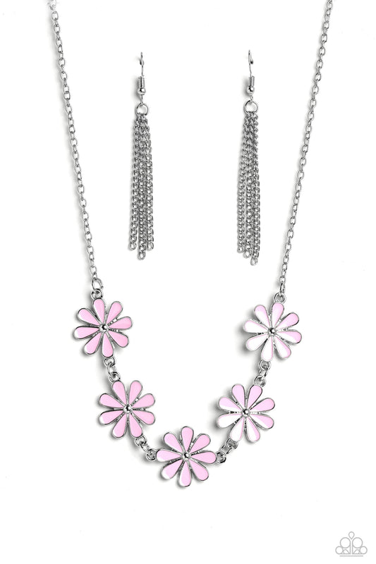 Flora Fantasy - Pink Necklace - Paparazzi - Dare2bdazzlin N Jewelry