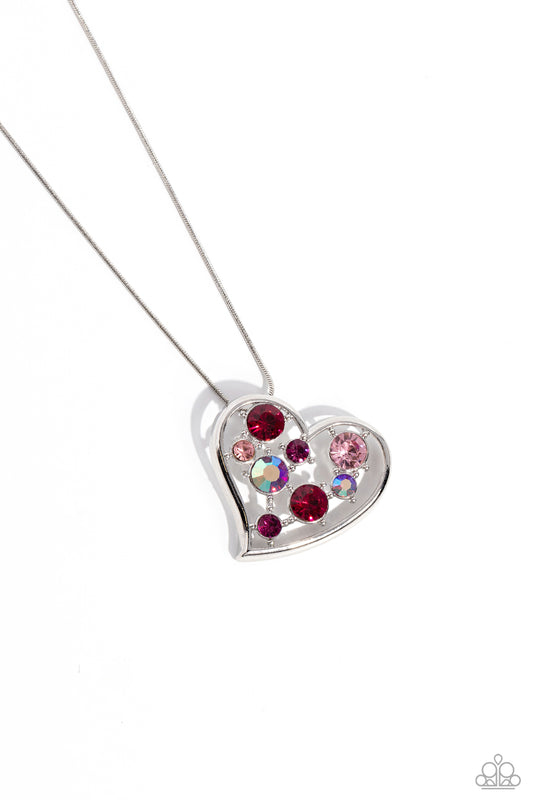 Romantic Recognition - Pink Necklace - Paparazzi - Dare2bdazzlin N Jewelry