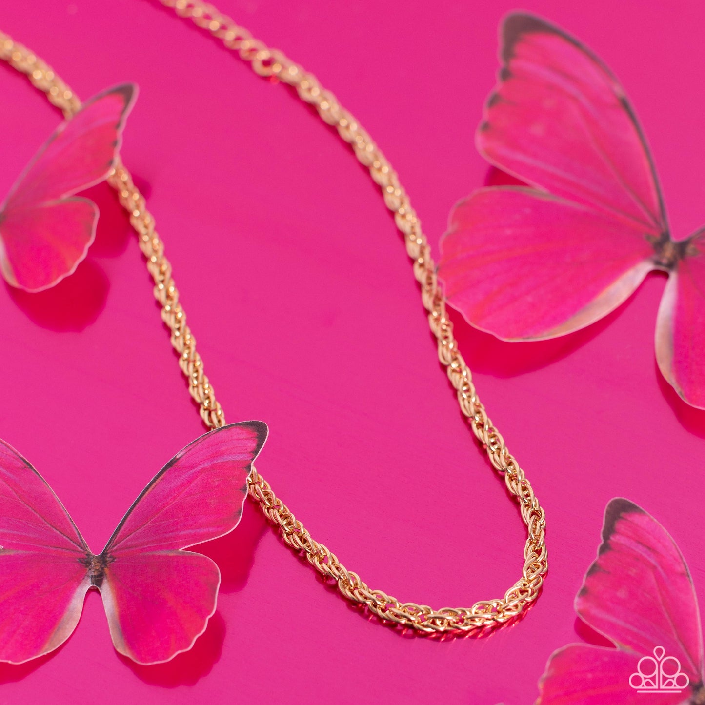 Glimmer of ROPE - Gold Choker Necklace - Paparazzi - Dare2bdazzlin N Jewelry