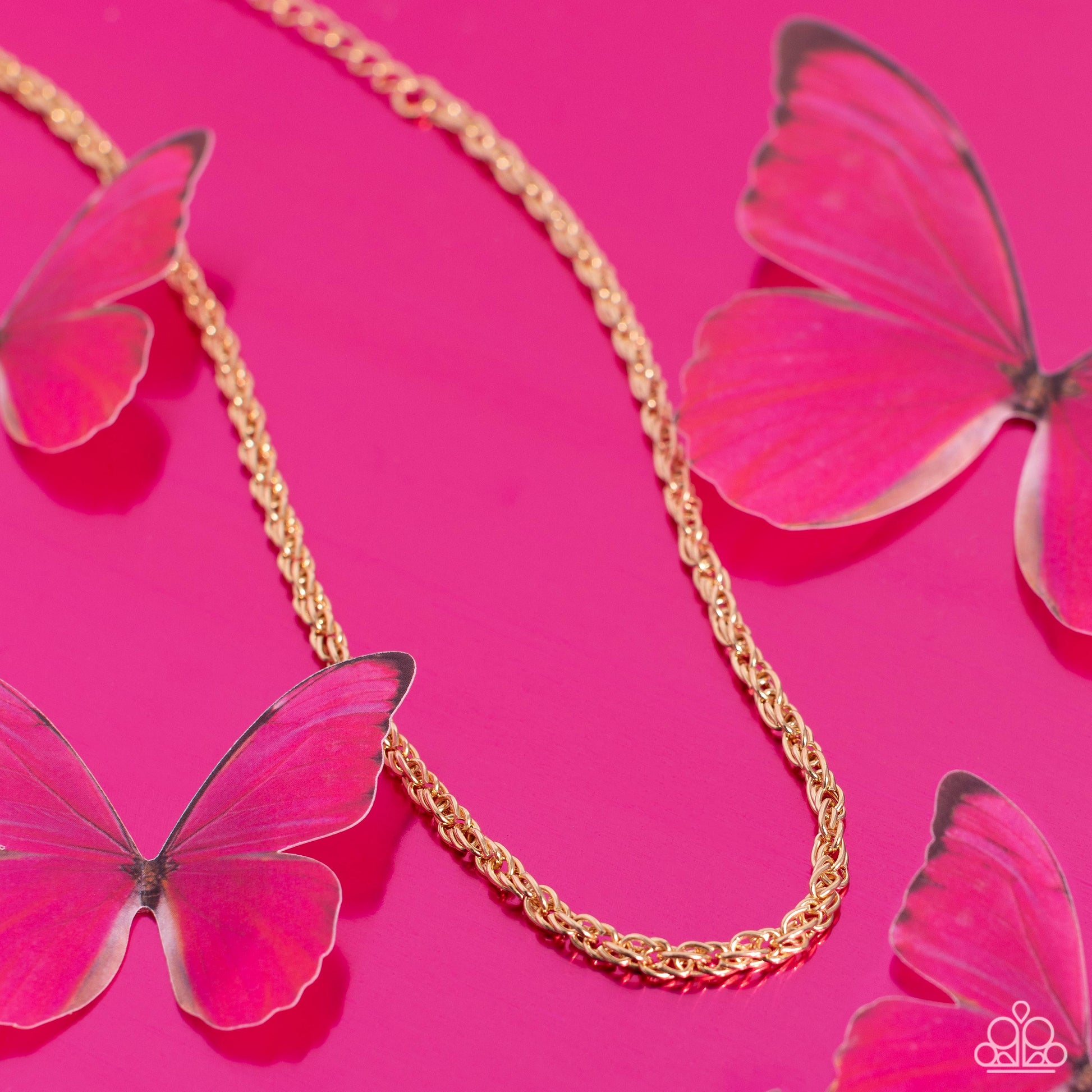 Glimmer of ROPE - Gold Choker Necklace - Paparazzi - Dare2bdazzlin N Jewelry