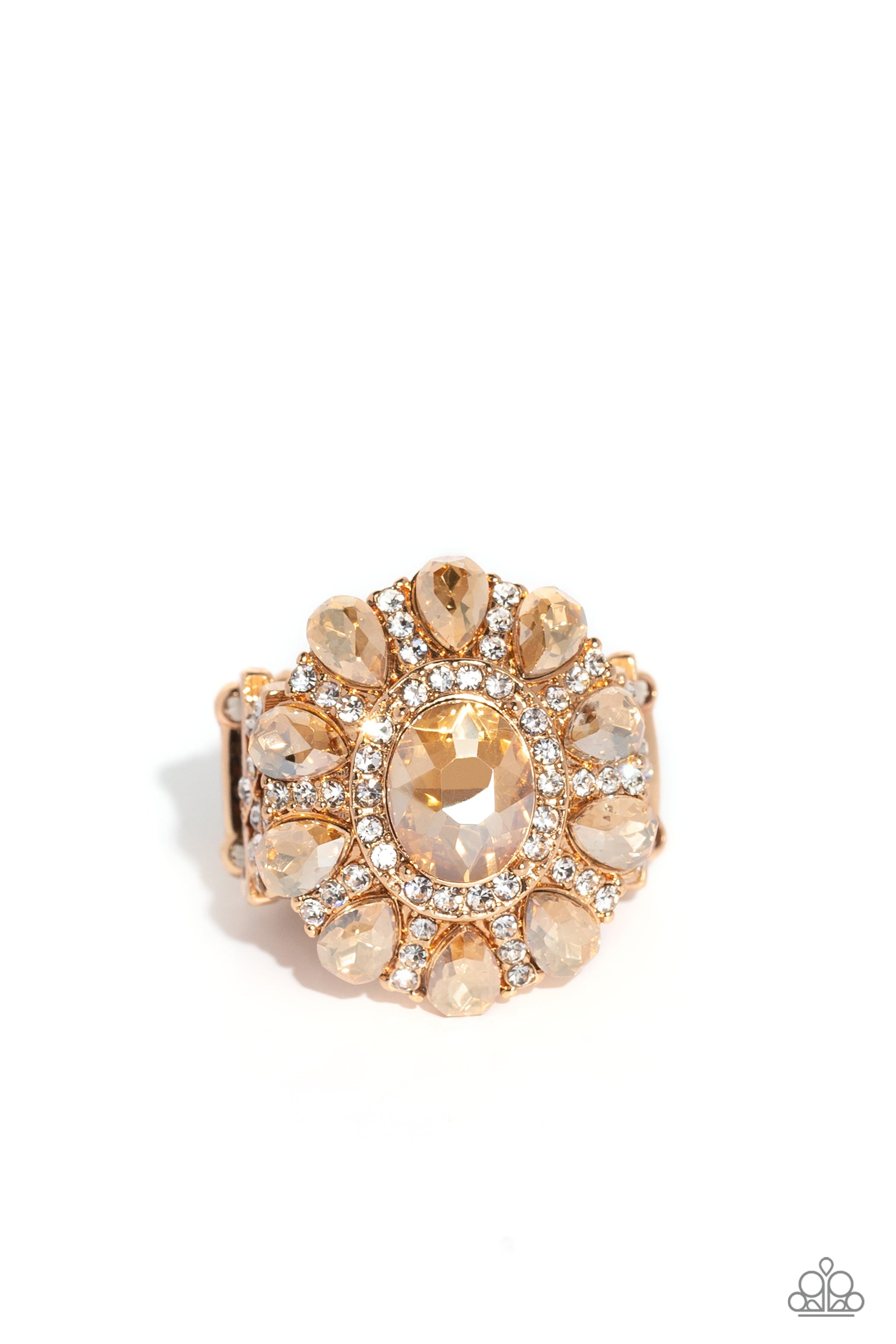 GLIMMER and Spice - Gold Ring - Paparazzi - Dare2bdazzlin N Jewelry