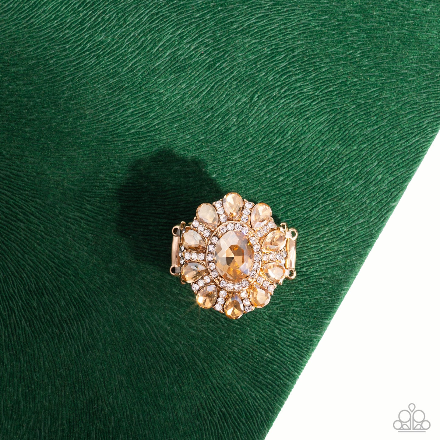 GLIMMER and Spice - Gold Ring - Paparazzi - Dare2bdazzlin N Jewelry