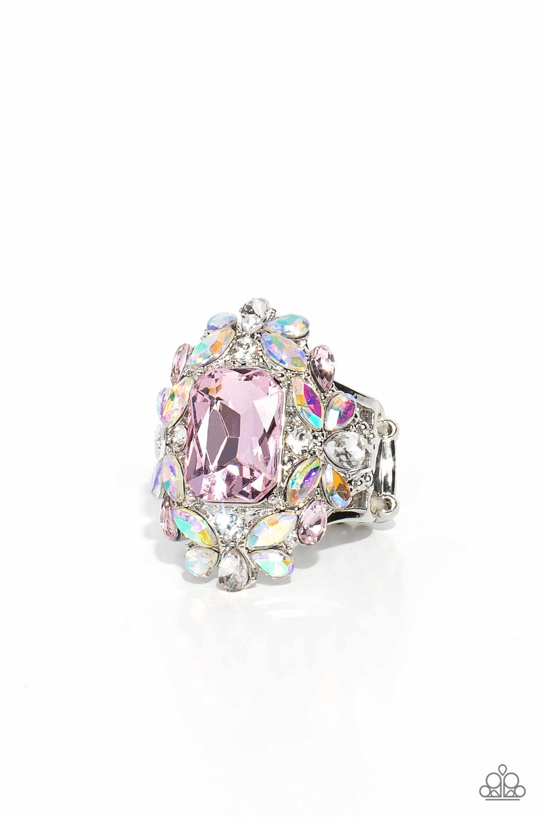 Dynamic Diadem - Pink Ring - Paparazzi - Dare2bdazzlin N Jewelry