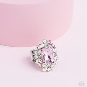 Dynamic Diadem - Pink Ring - Paparazzi - Dare2bdazzlin N Jewelry