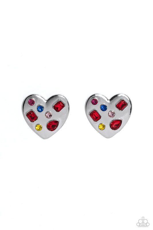 Relationship Ready - Red Earring - Paparazzi - Dare2bdazzlin N Jewelry