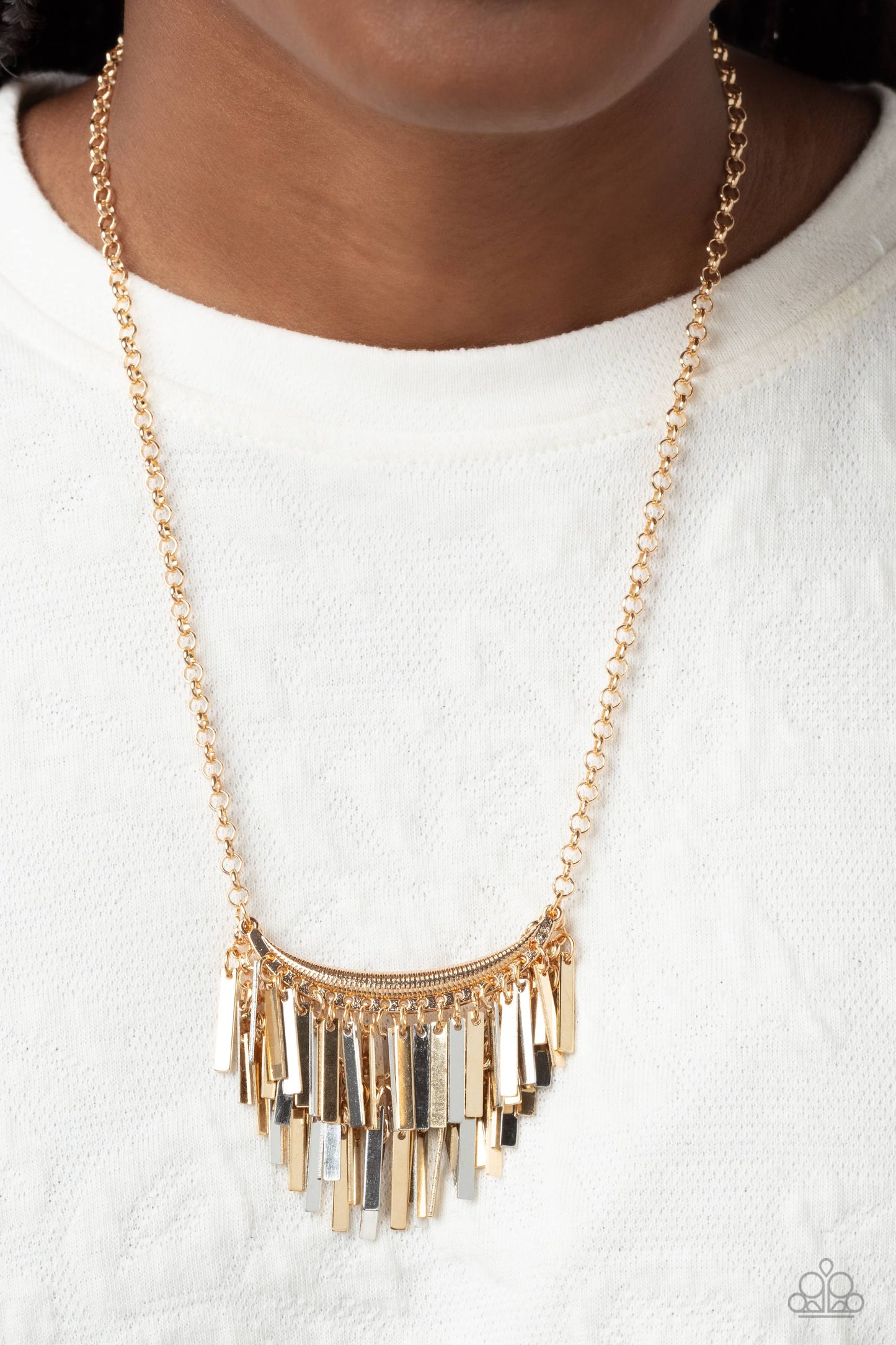 Cue the Chandelier - Multi Necklace - Paparazzi - Dare2bdazzlin N Jewelry