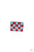 Load image into Gallery viewer, Checkerboard Craze - Red Ring - Paparazzi - Dare2bdazzlin N Jewelry
