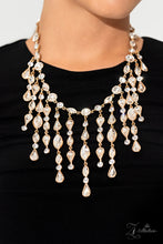 Load image into Gallery viewer, Alluring - Gold - 2023 Zi Collection Necklace - Dare2bdazzlin N Jewelry
