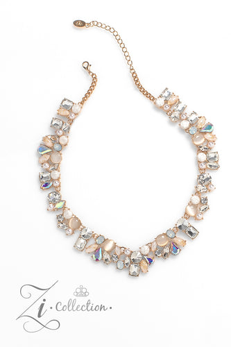 Enchanting - Gold - 2023 Zi Collection Necklace - Dare2bdazzlin N Jewelry