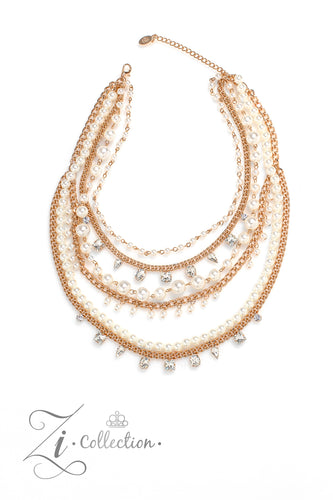 Aristocratic - Gold - 2023 Zi Collection Necklace - Dare2bdazzlin N Jewelry