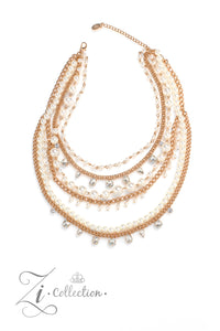 Aristocratic - Gold - 2023 Zi Collection Necklace - Dare2bdazzlin N Jewelry