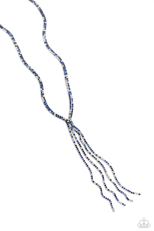 Jazz STRANDS - Blue Necklace - Paparazzi - Dare2bdazzlin N Jewelry