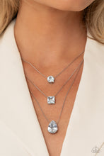 Load image into Gallery viewer, Lustrous Layers - White Necklace - Paparazzi - Dare2bdazzlin N Jewelry
