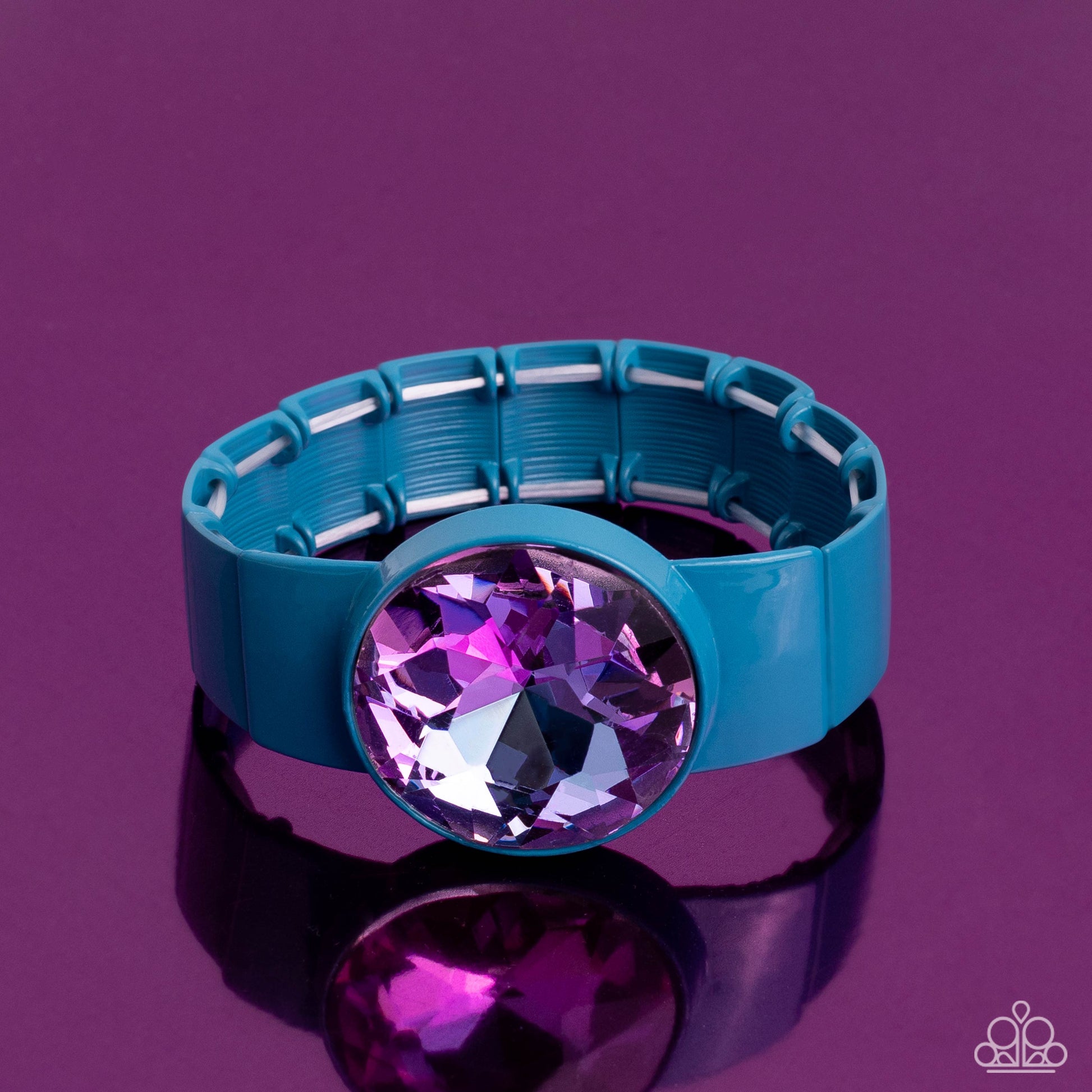 Exaggerated Ego - Blue Bracelet - Paparazzi - Dare2bdazzlin N Jewelry
