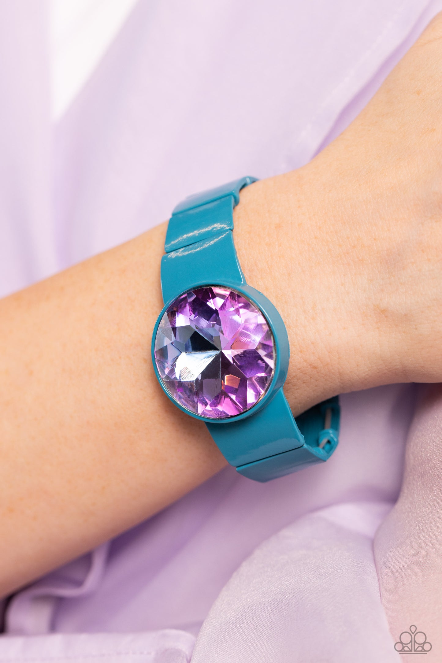 Exaggerated Ego - Blue Bracelet - Paparazzi - Dare2bdazzlin N Jewelry