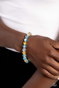 Clear Craze - Blue Bracelet - Paparazzi - Dare2bdazzlin N Jewelry