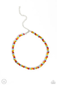 Colorfully GLASSY - Red Necklace - Paparazzi - Dare2bdazzlin N Jewelry
