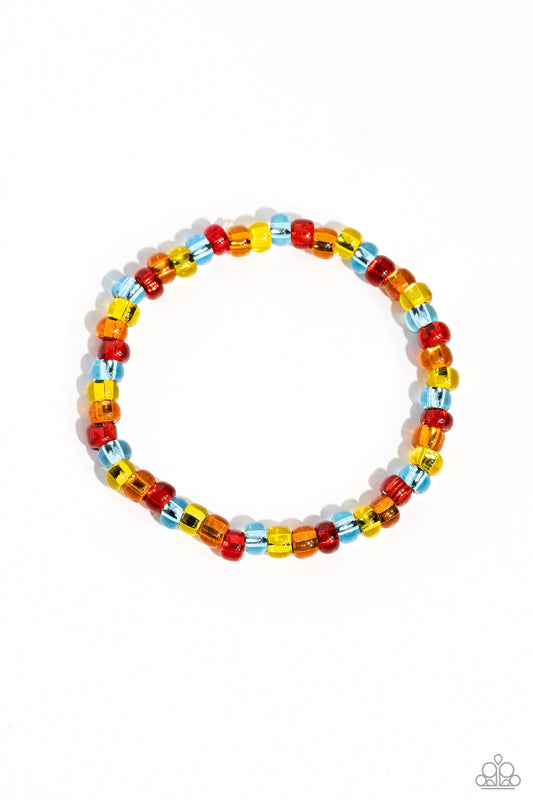 GLASS is in Session - Red Bracelet - Paparazzi - Dare2bdazzlin N Jewelry