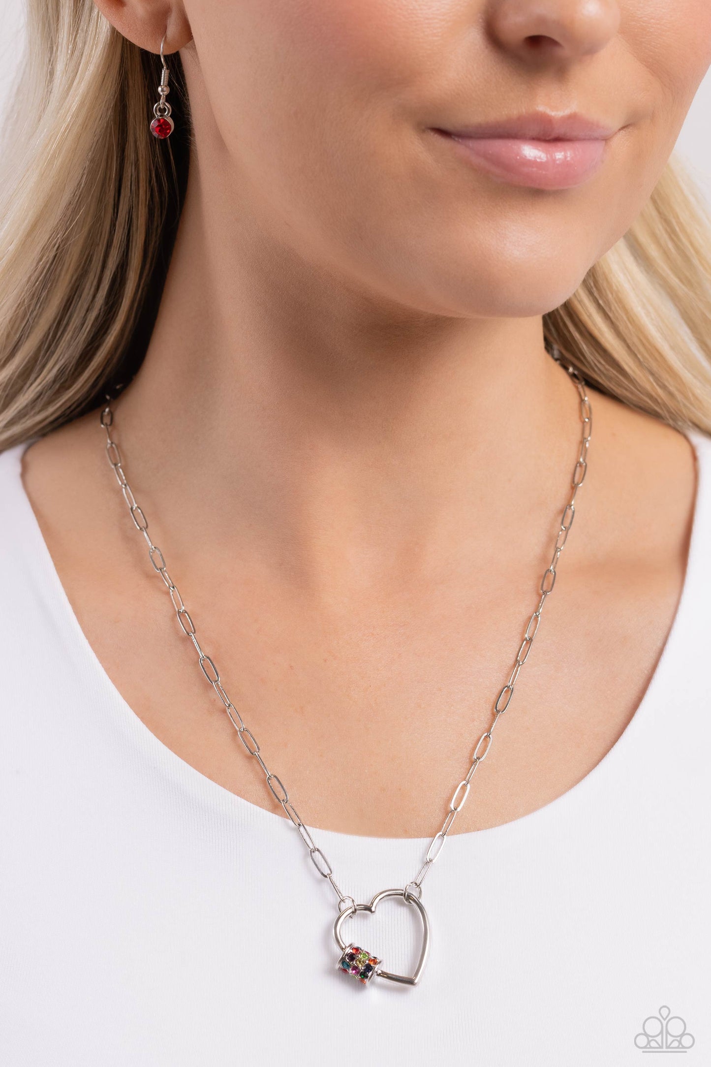 Affectionate Attitude - Multi Necklace - Paparazzi - Dare2bdazzlin N Jewelry