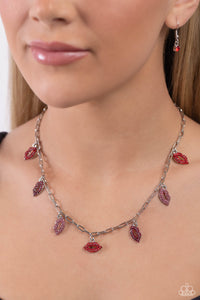 KISS the Mark - Red Necklace - Paparazzi - Dare2bdazzlin N Jewelry