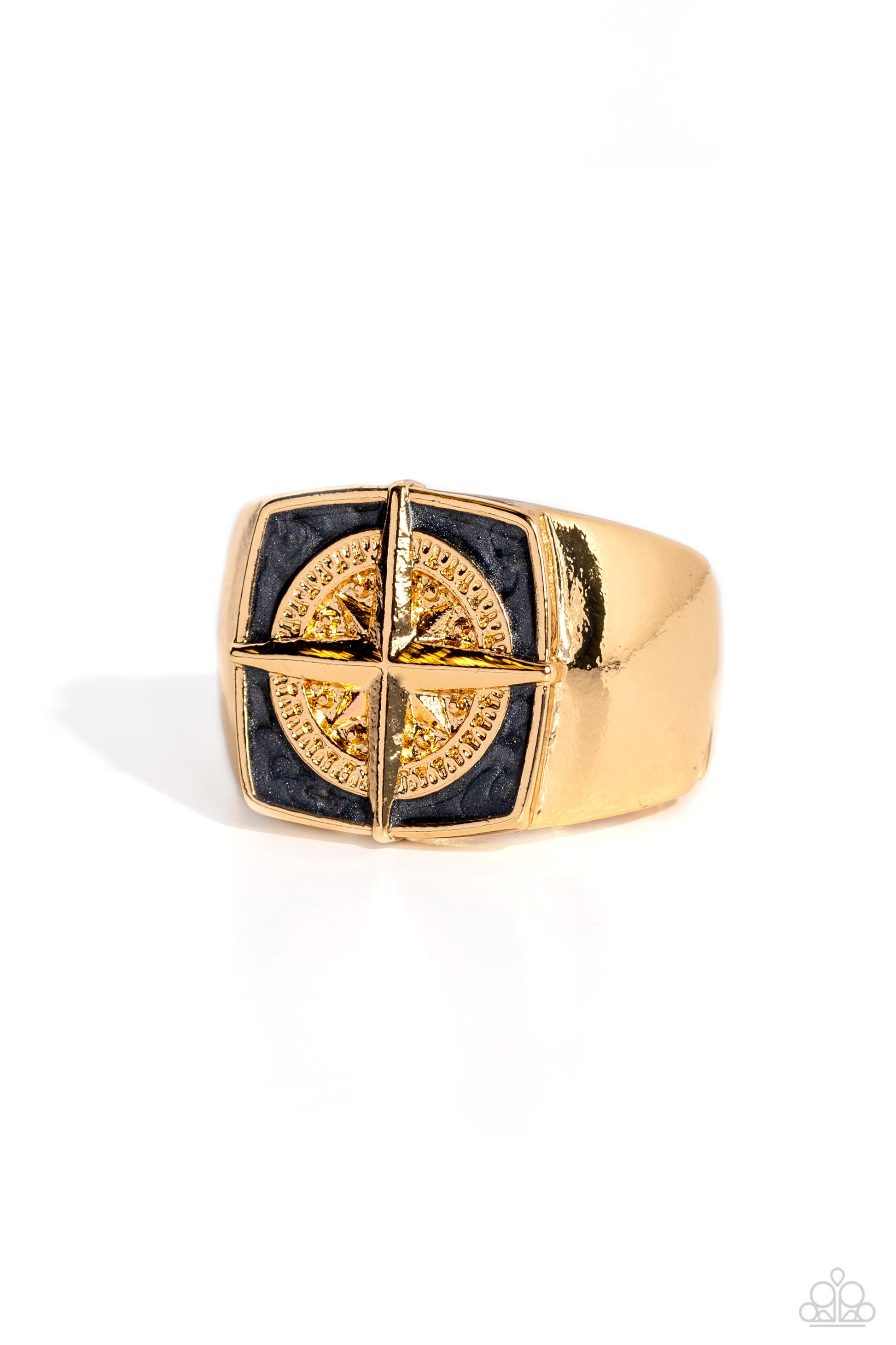 Adventure is Waiting - Gold Ring - Paparazzi - Dare2bdazzlin N Jewelry