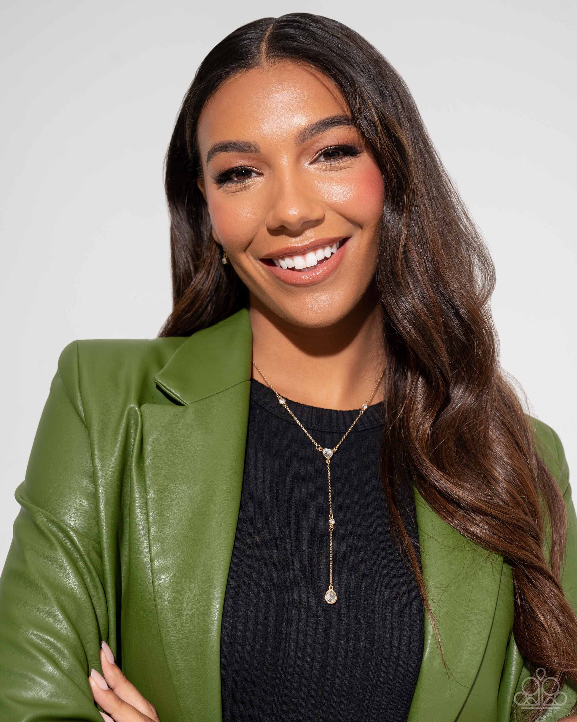 Lavish Lariat - Gold Necklace - Paparazzi - Dare2bdazzlin N Jewelry