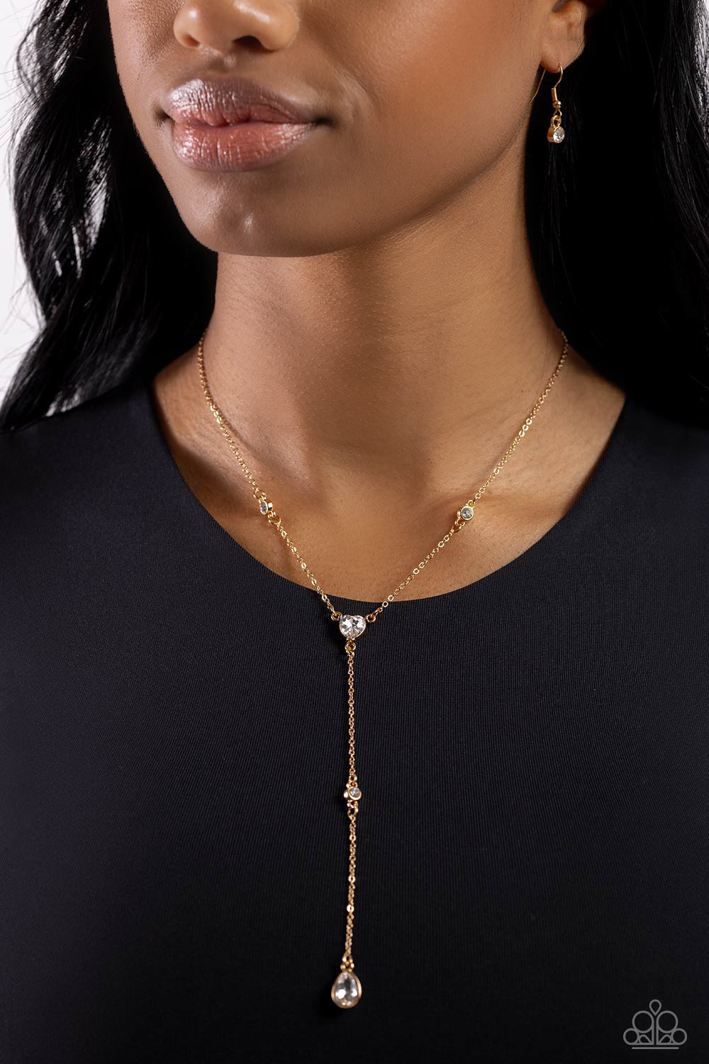 Lavish Lariat - Gold Necklace - Paparazzi - Dare2bdazzlin N Jewelry