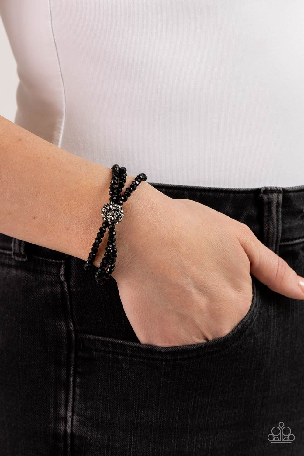 Twisted Theme - Black - Dare2bdazzlin N Jewelry
